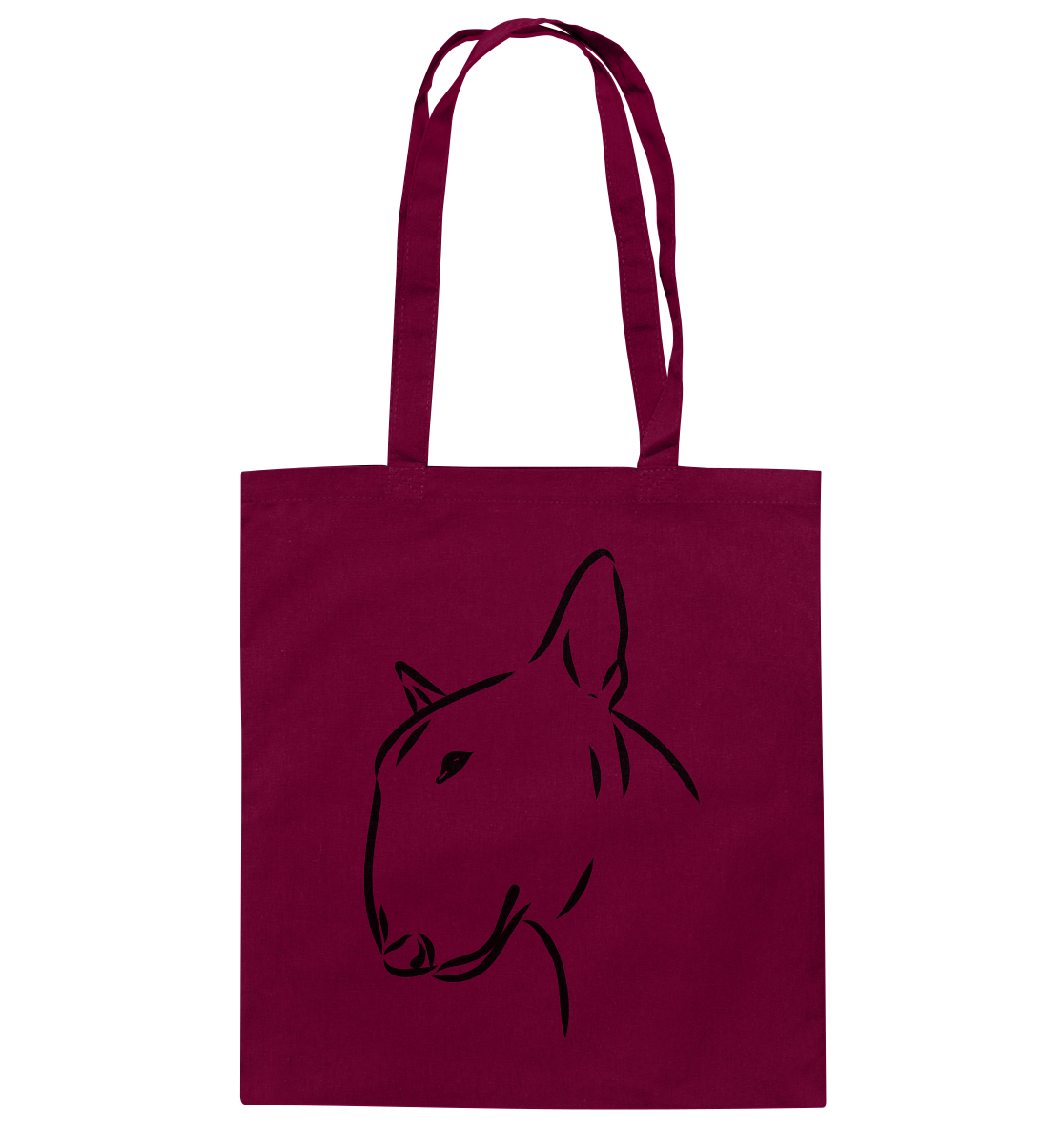 Bullterrier, Miniatur Bullterrier  - Baumwolltasche