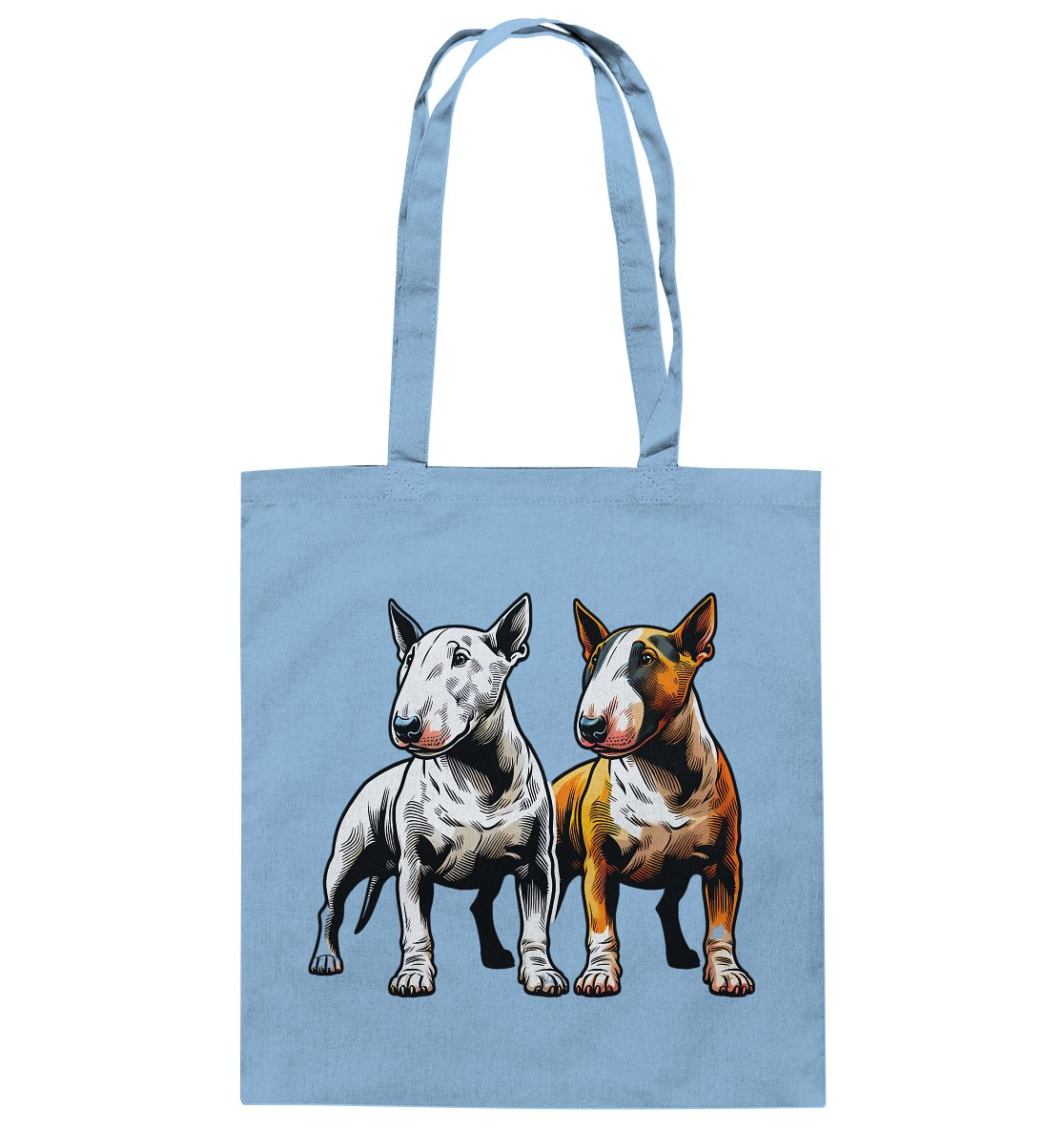 Bullterrier, Miniatur Bullterrier  - Baumwolltasche