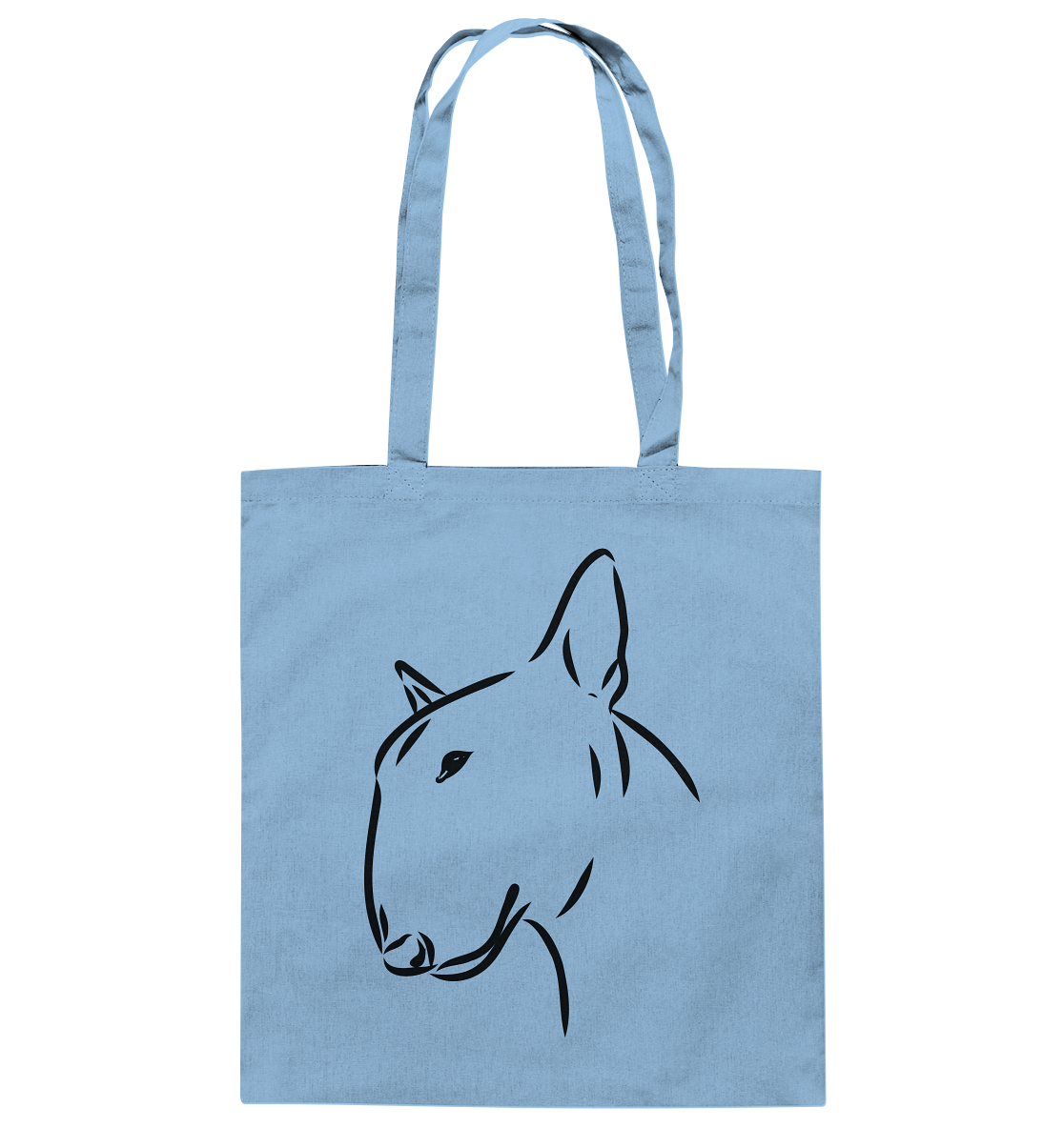 Bullterrier, Miniatur Bullterrier  - Baumwolltasche