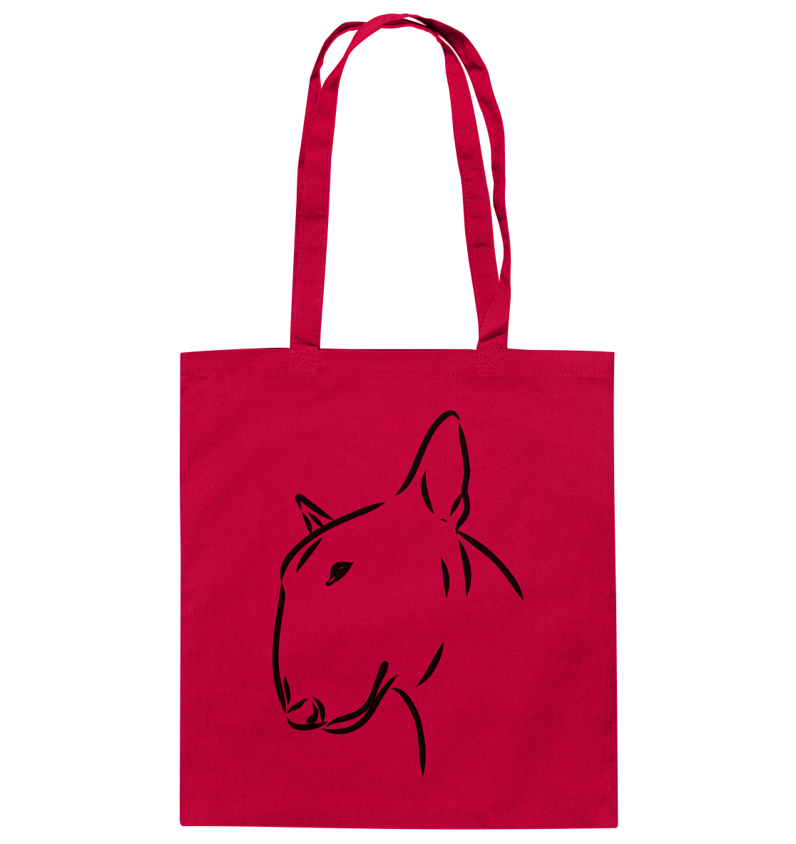 Bullterrier, Miniatur Bullterrier  - Baumwolltasche