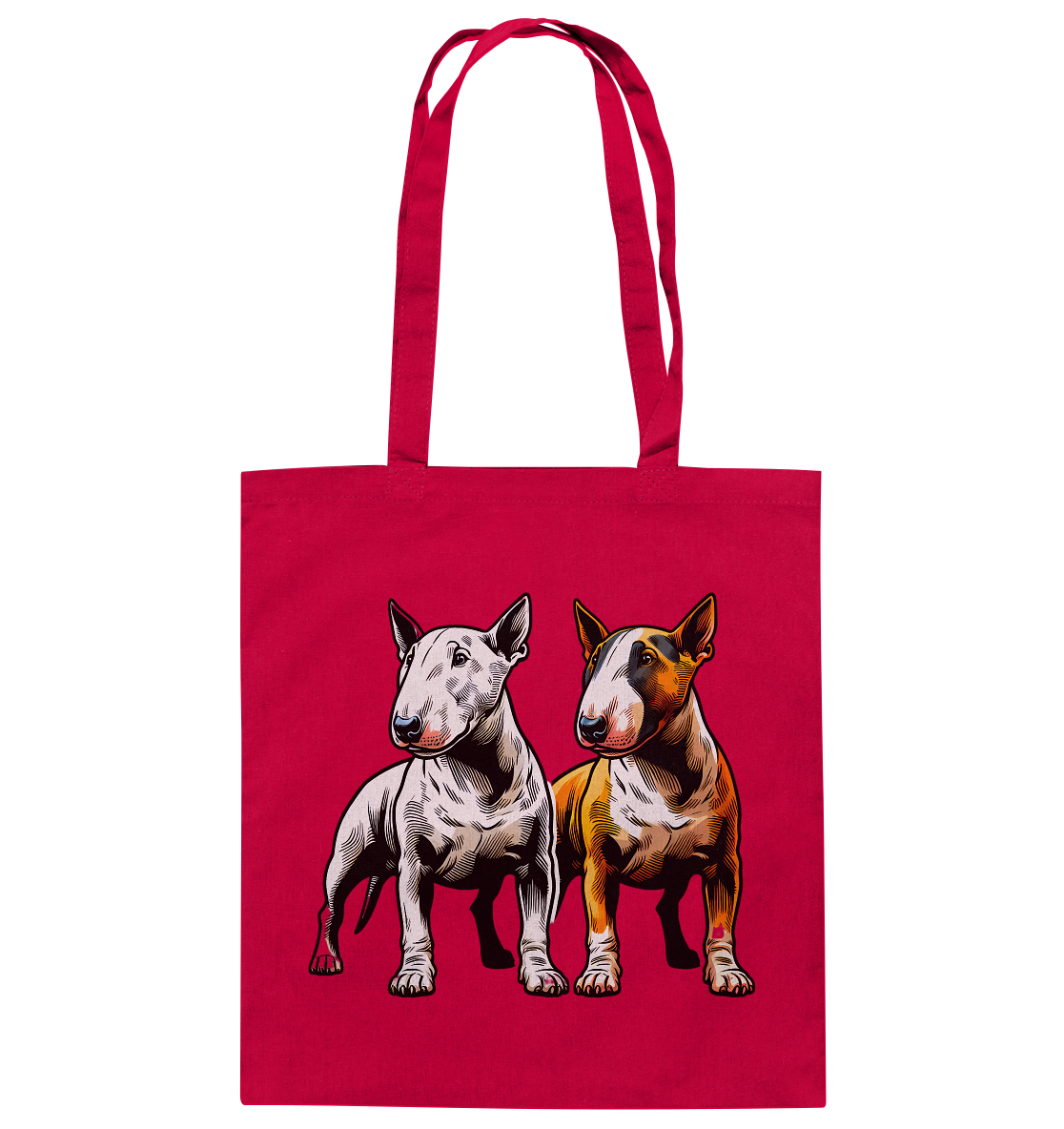 Bullterrier, Miniatur Bullterrier  - Baumwolltasche