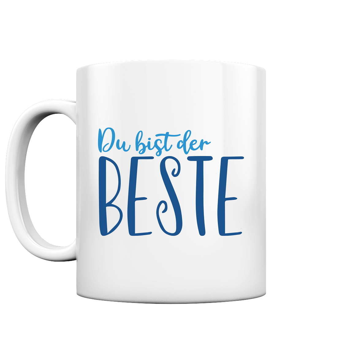 Du bist der beste - Tasse glossy