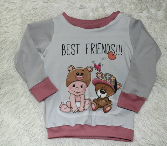 Gr. 92/98 -Hoodie / Pullover, bestfriends, Baby, Teddy