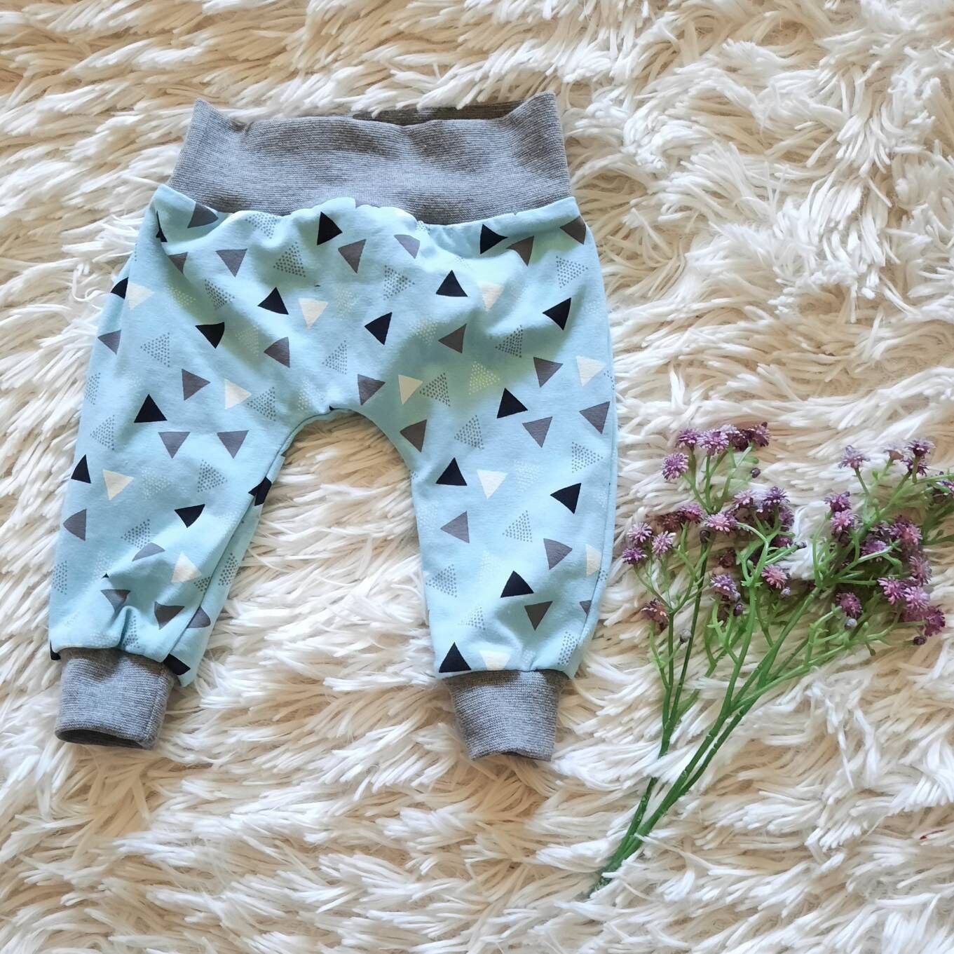 Größe 56 Pumphose babyblau
