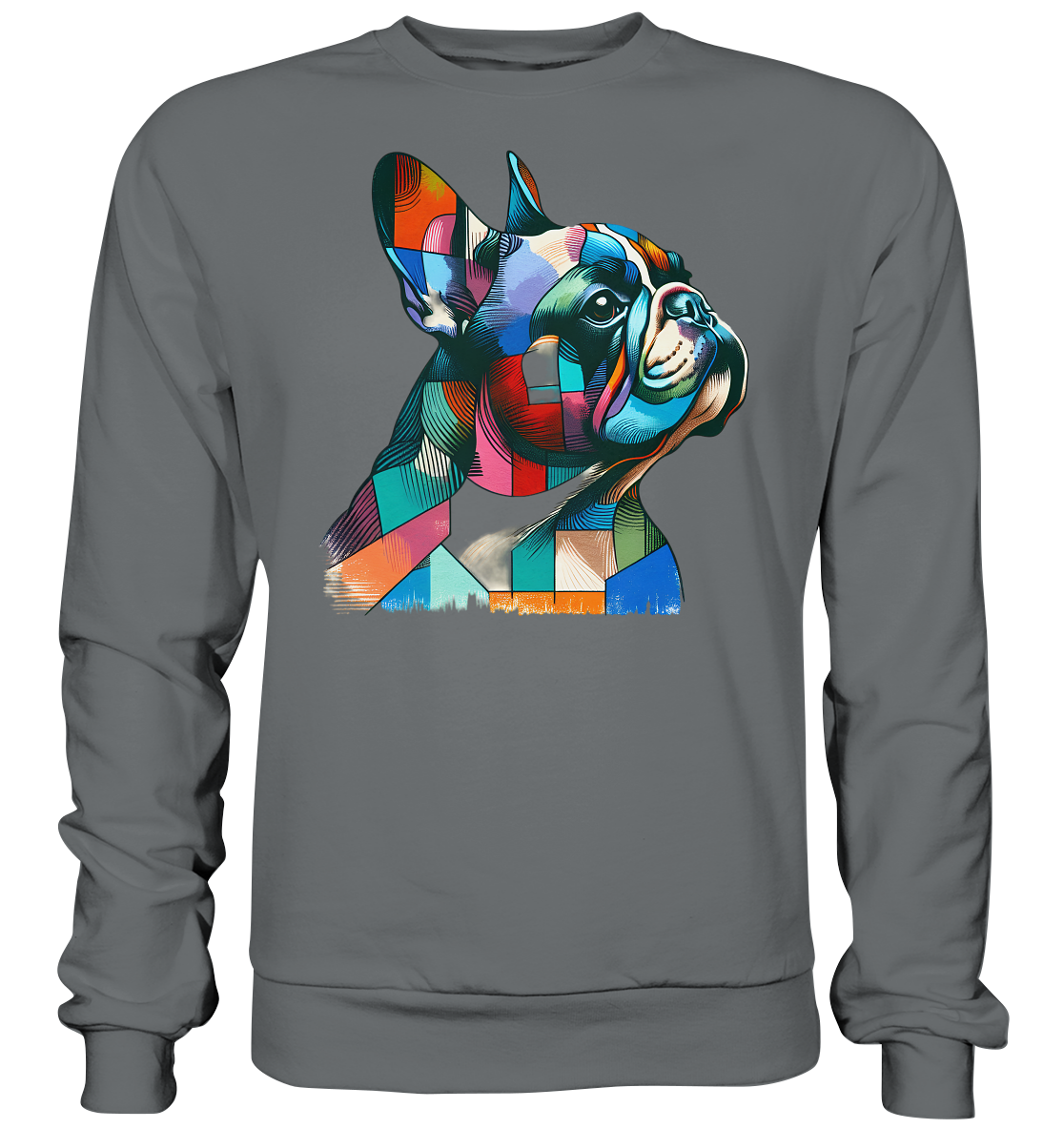 Französische Bulldogge  - Basic Sweatshirt