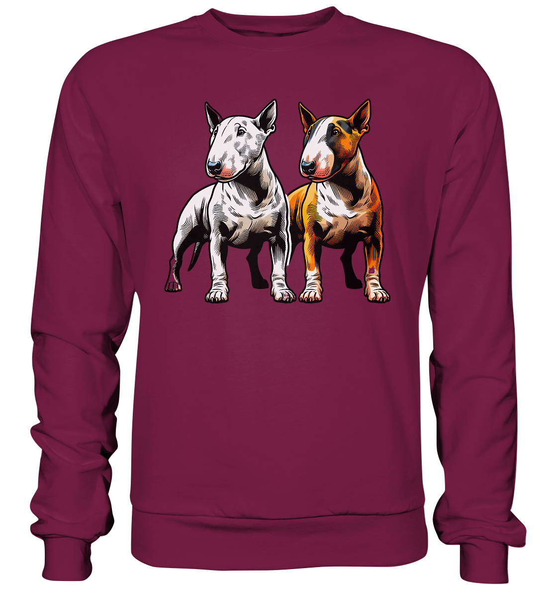 Bullterrier, Miniatur Bullterrier  - Basic Sweatshirt