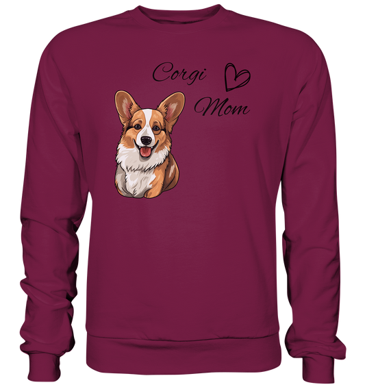 Corgi Mom, - Basic Sweatshirt