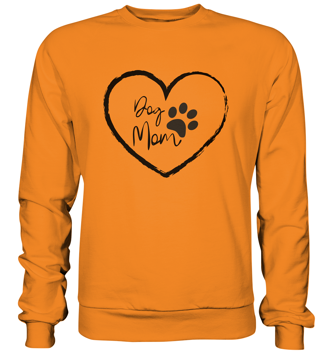 Dog Mom, Herz, - Basic Sweatshirt
