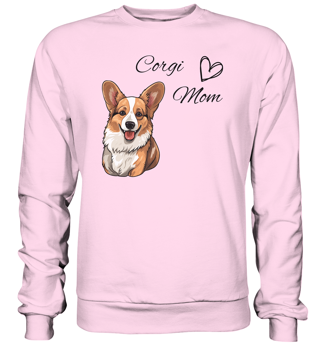 Corgi Mom, - Basic Sweatshirt