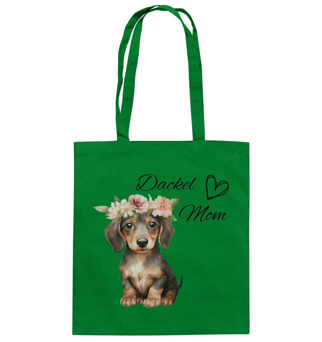 Dackel Mom - Baumwolltasche