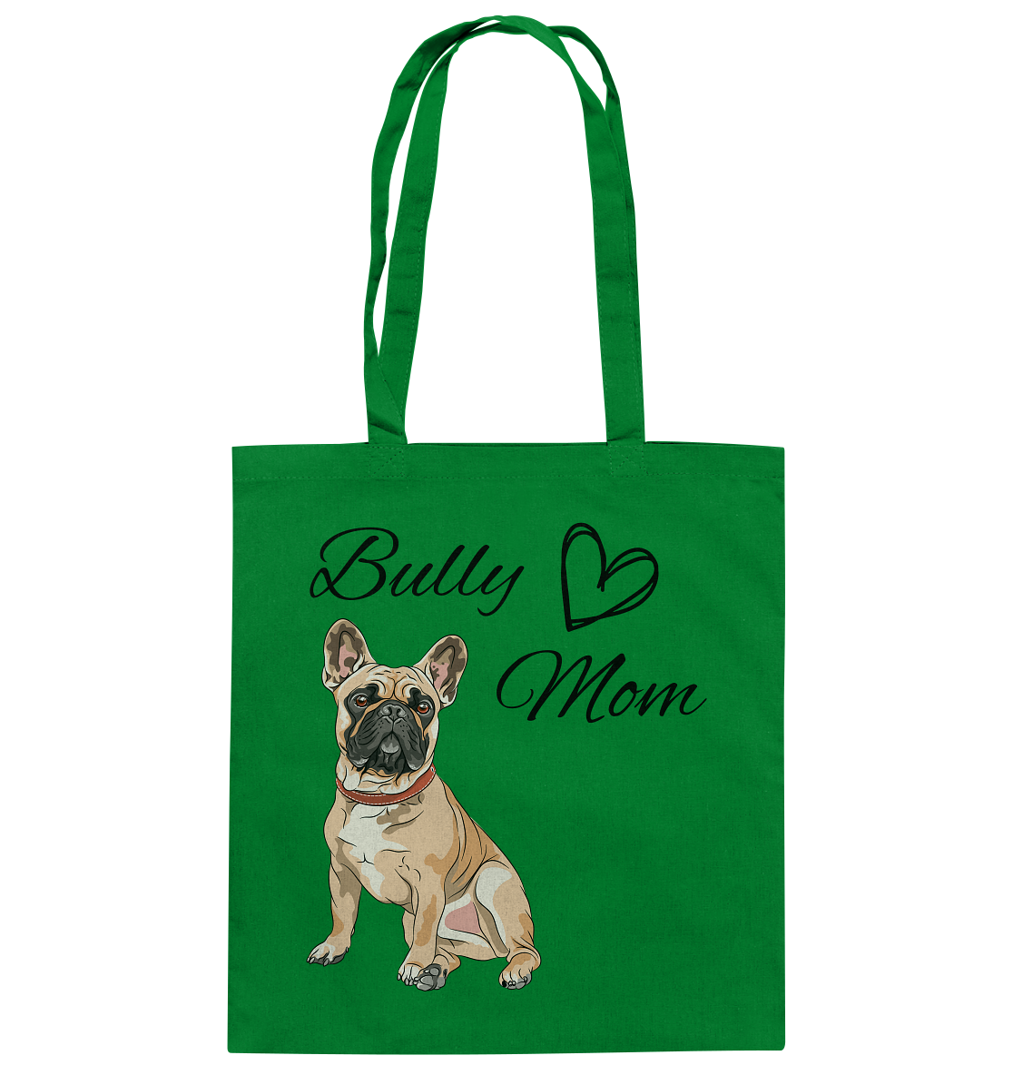 Bully Mom, französische Bulldogge  - Baumwolltasche