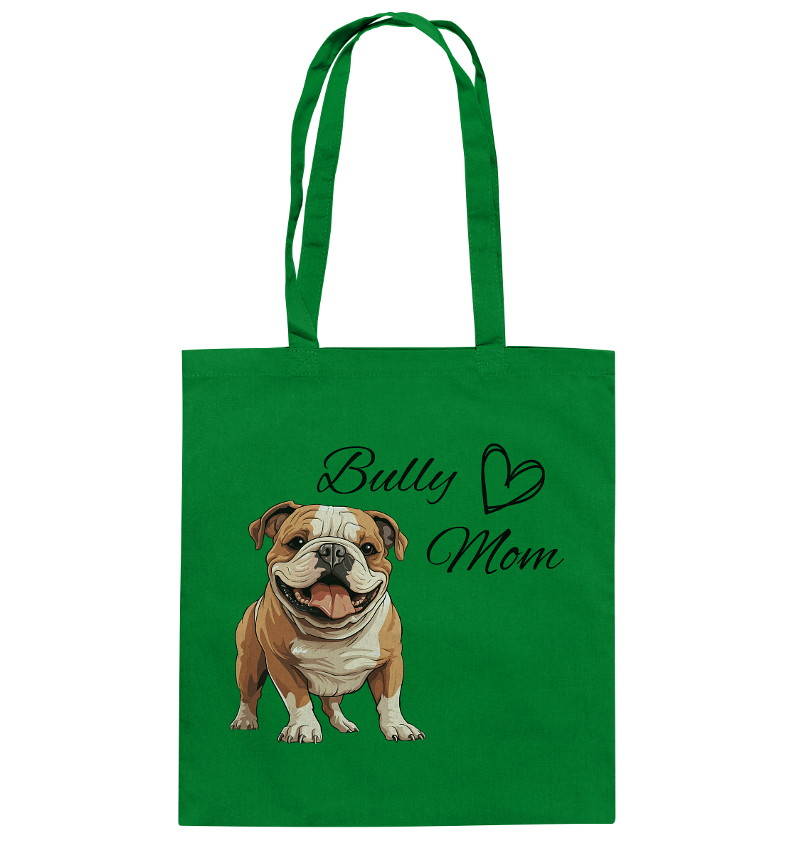Bully Mom, englische Bulldogge  - Baumwolltasche