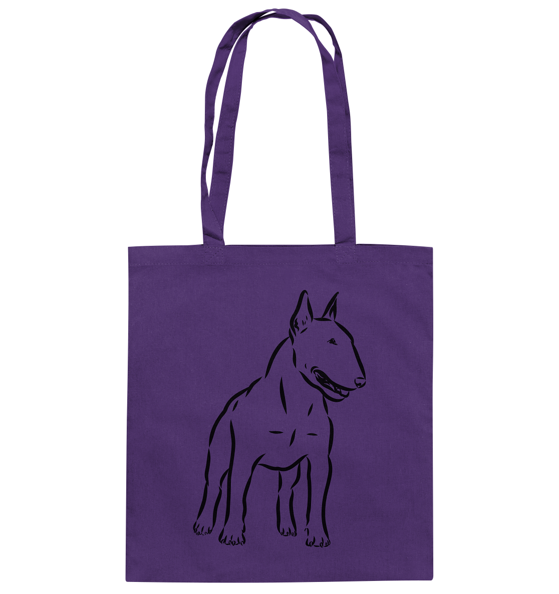 Bullterrier, Miniatur Bullterrier  - Baumwolltasche