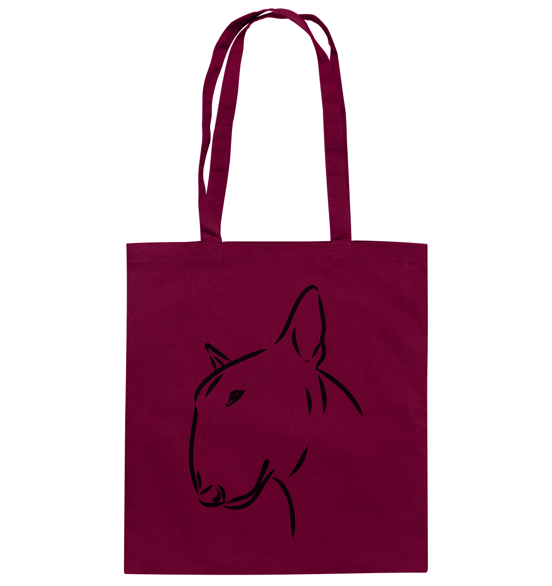 Bullterrier, Miniatur Bullterrier  - Baumwolltasche