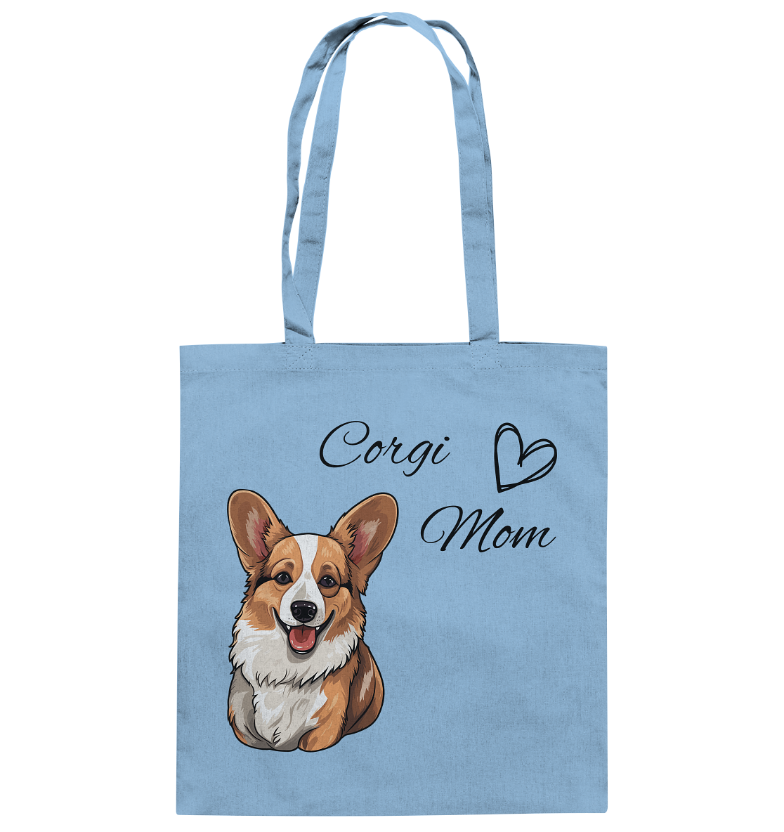 Corgi Mom, - Baumwolltasche