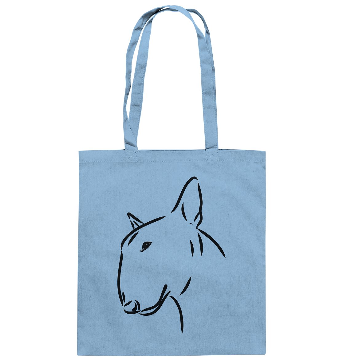 Bullterrier, Miniatur Bullterrier  - Baumwolltasche