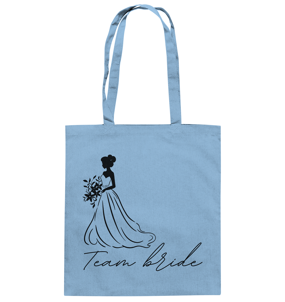 Team bride - Baumwolltasche