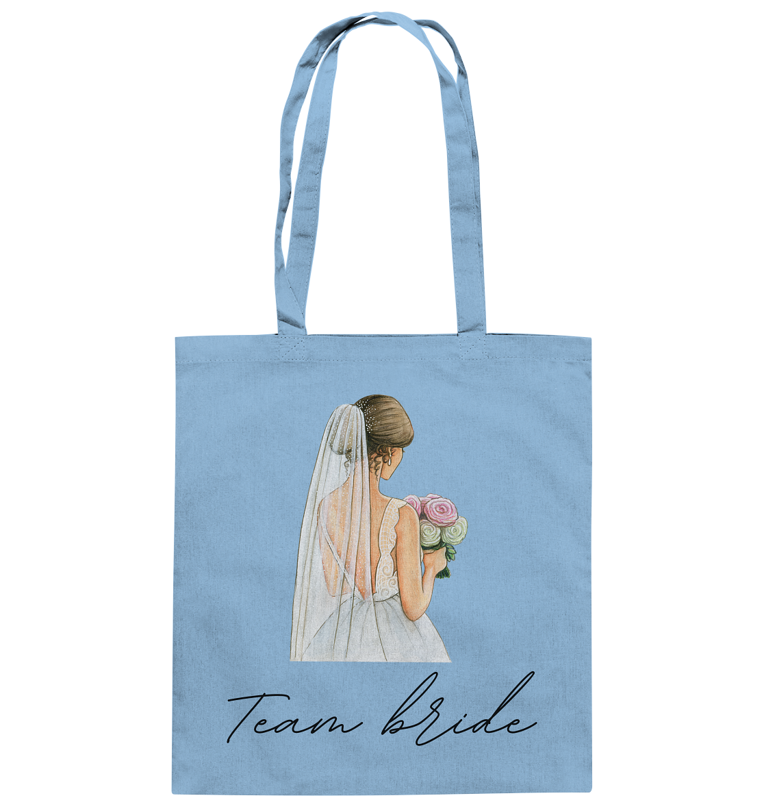 Team bride - Baumwolltasche