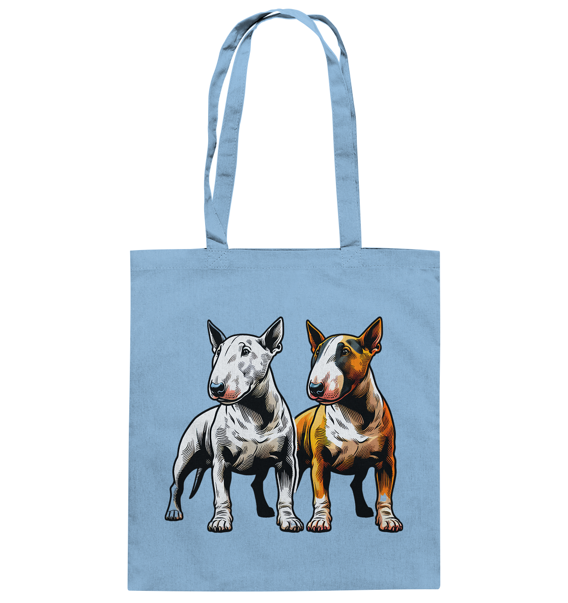Bullterrier, Miniatur Bullterrier  - Baumwolltasche