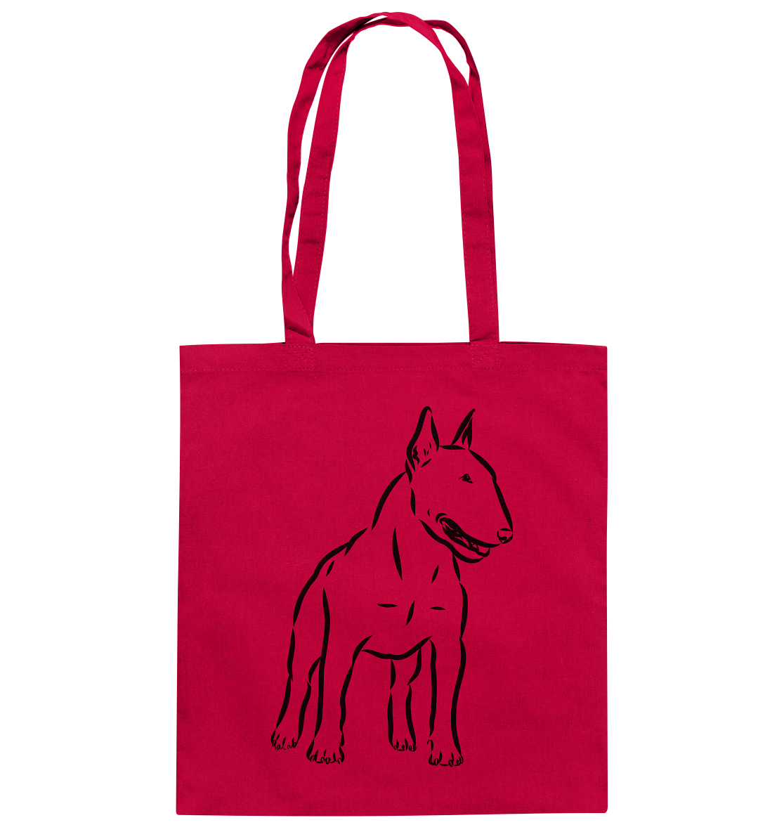 Bullterrier, Miniatur Bullterrier  - Baumwolltasche