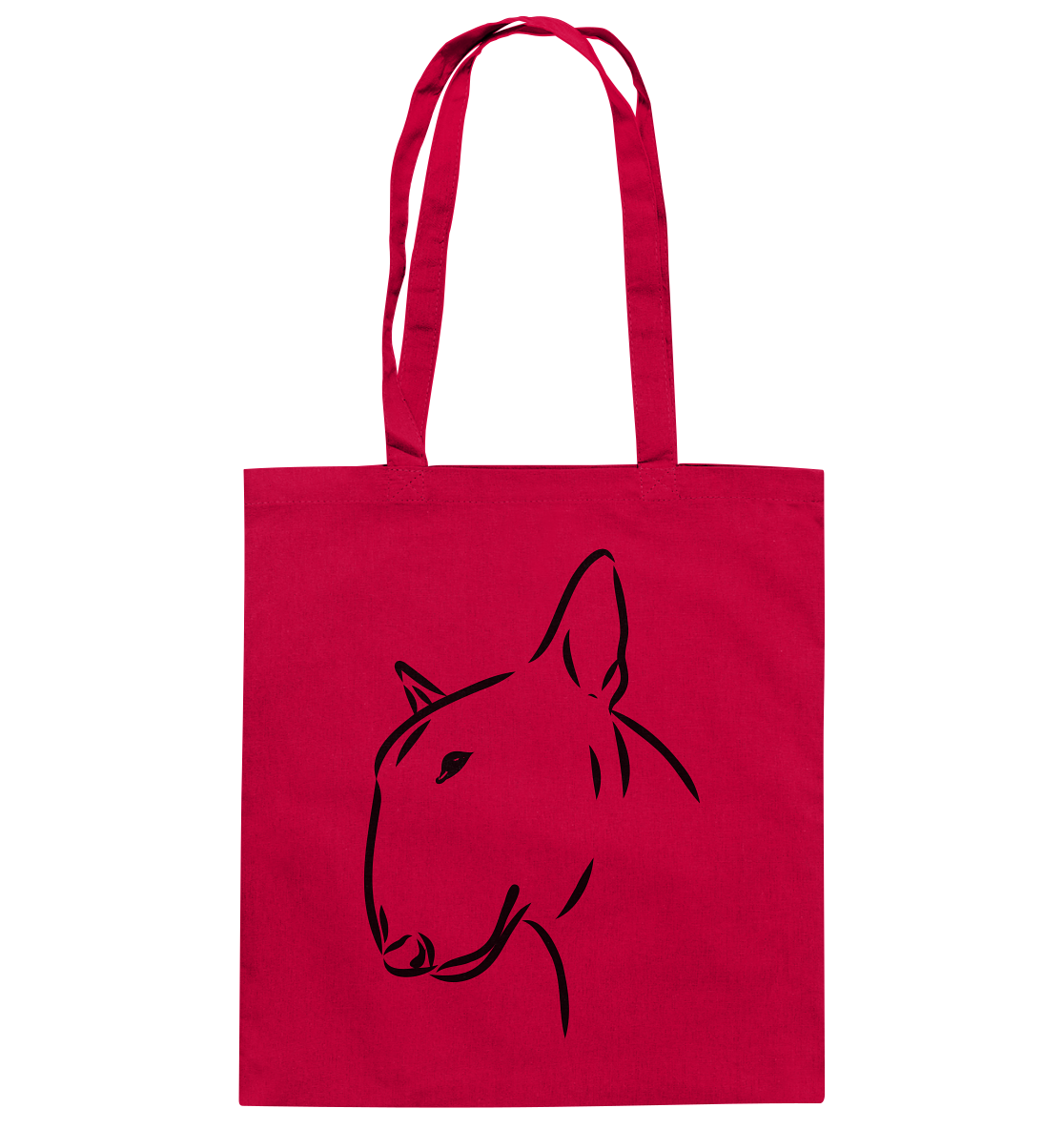 Bullterrier, Miniatur Bullterrier  - Baumwolltasche