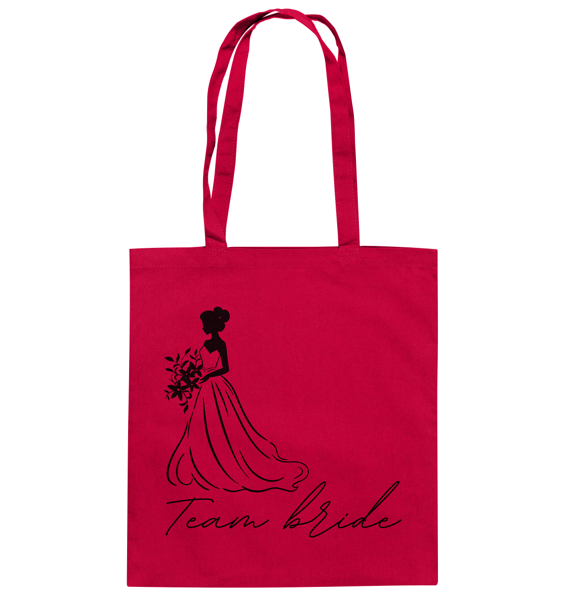 Team bride - Baumwolltasche