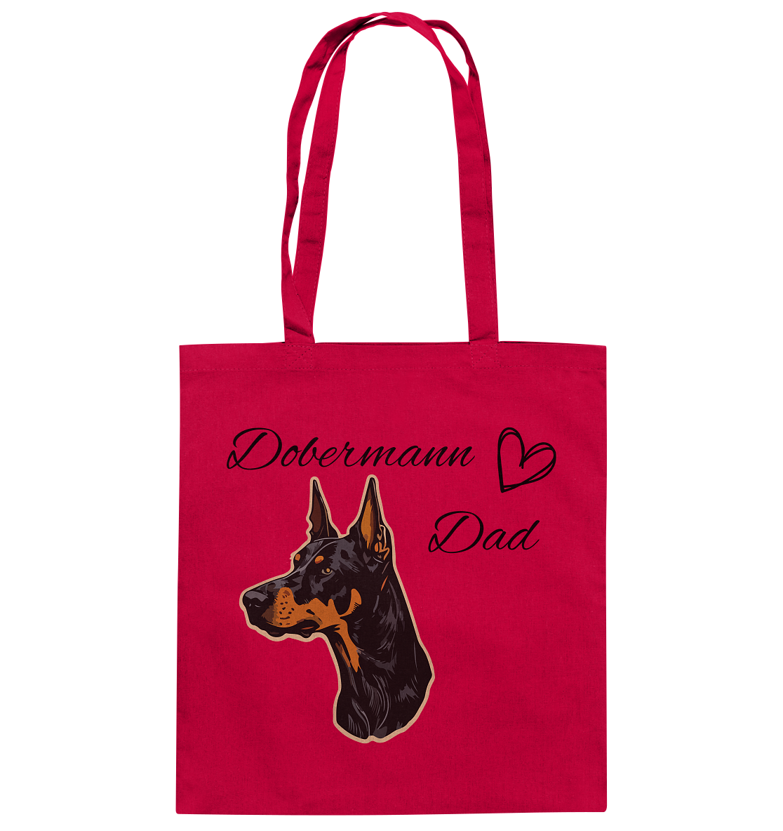 Dobermann Dad - Baumwolltasche