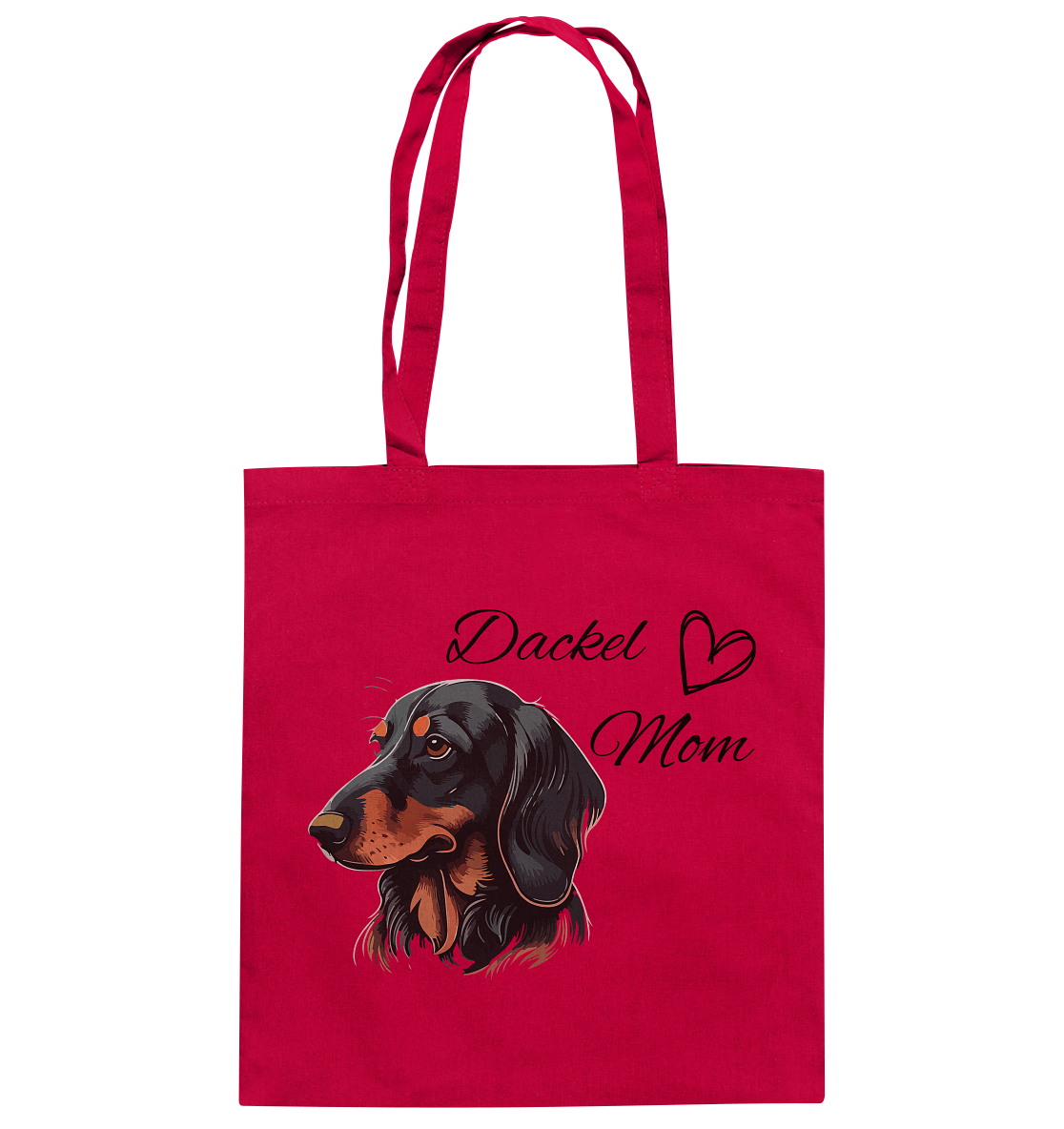 Dackel Mom - Baumwolltasche