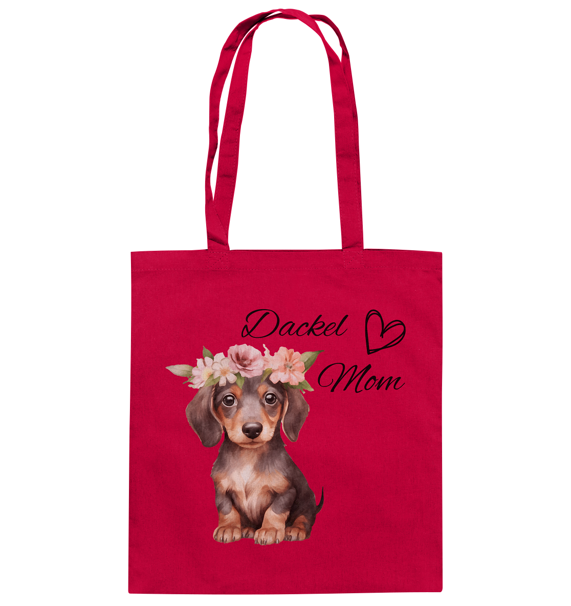 Dackel Mom - Baumwolltasche