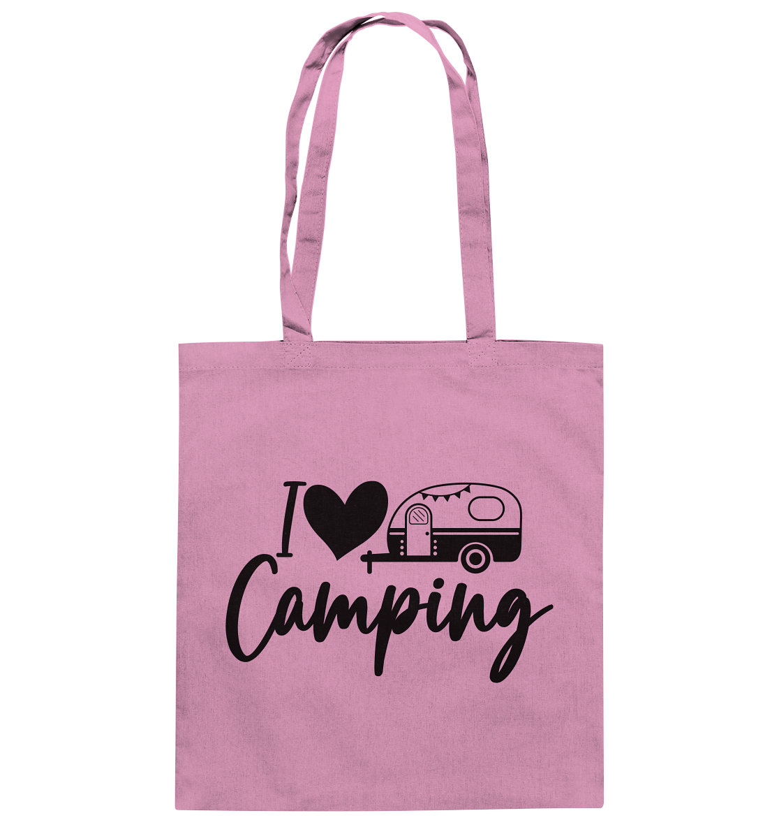 I love camping - Baumwolltasche