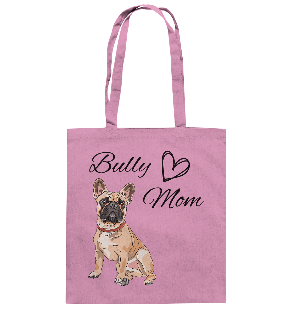 Bully Mom, französische Bulldogge  - Baumwolltasche