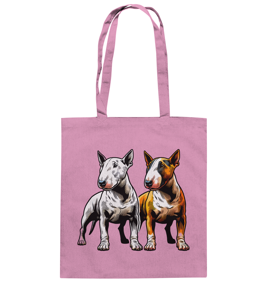 Bullterrier, Miniatur Bullterrier  - Baumwolltasche