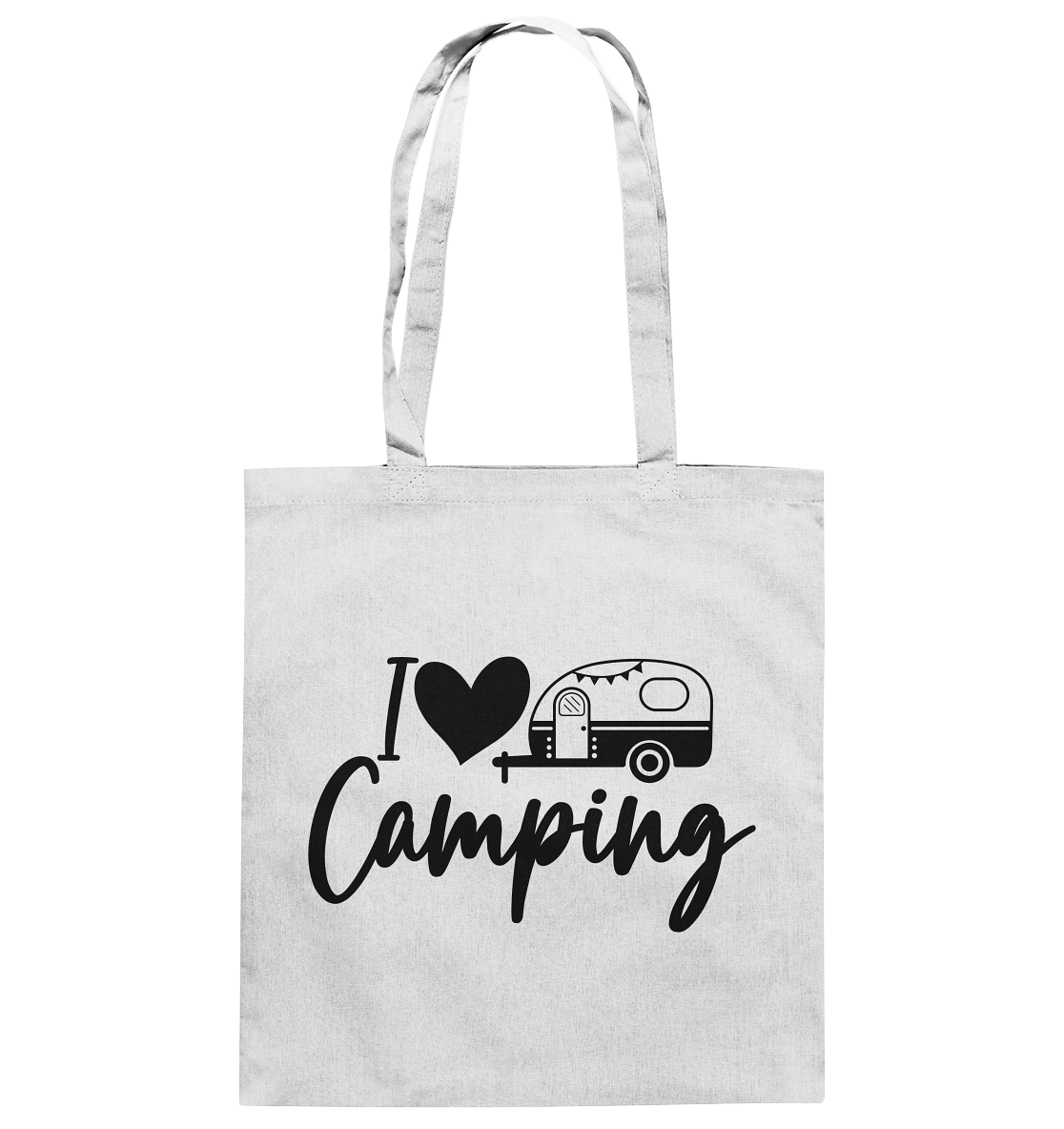 I love camping - Baumwolltasche