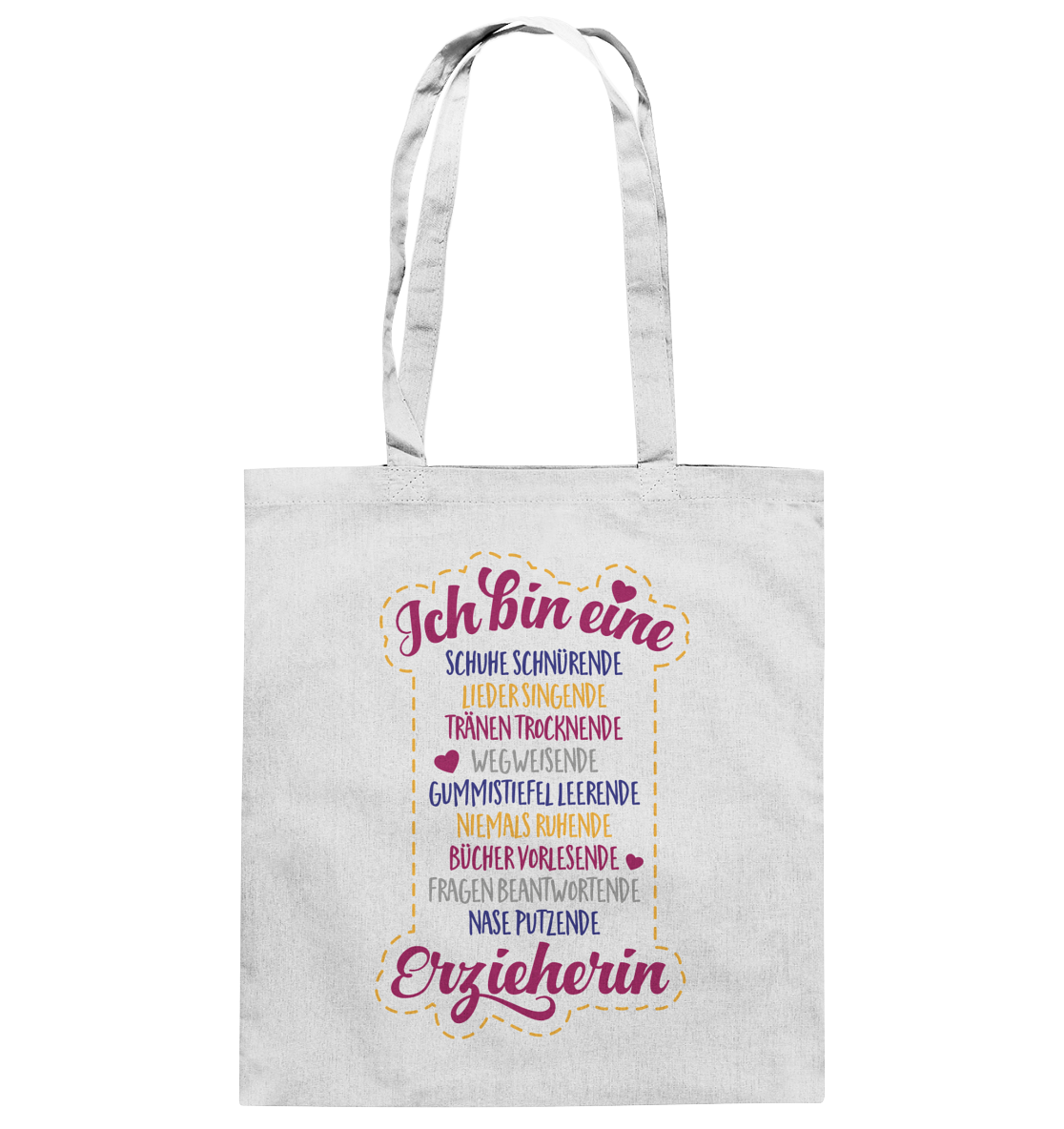 Ich bin eine Erzieherin - Baumwolltasche