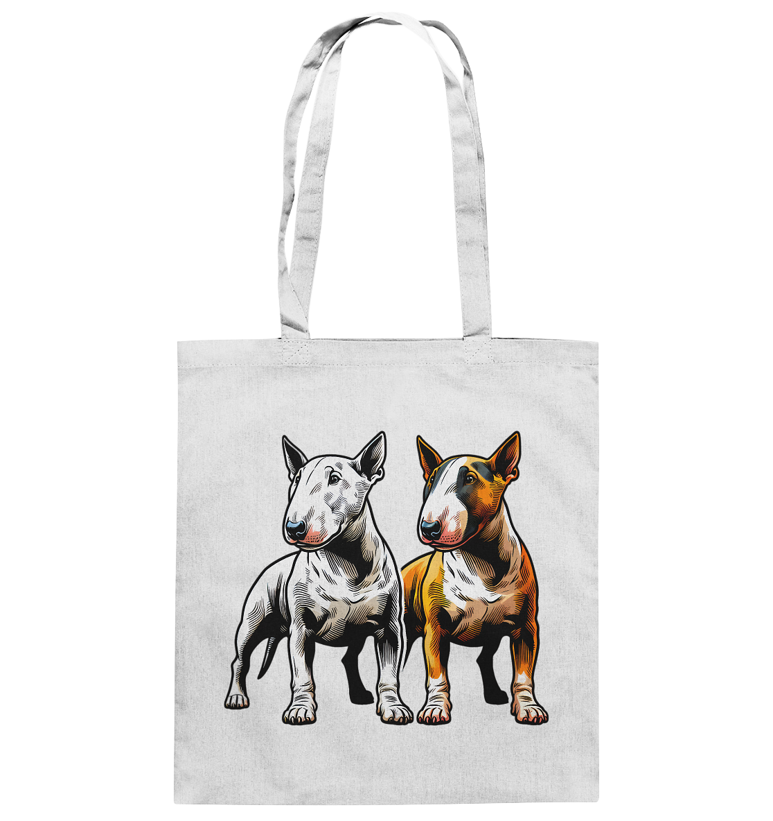 Bullterrier, Miniatur Bullterrier  - Baumwolltasche