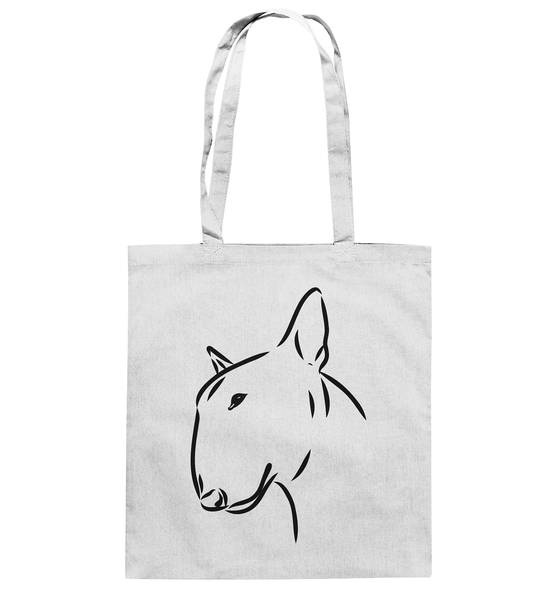 Bullterrier, Miniatur Bullterrier  - Baumwolltasche