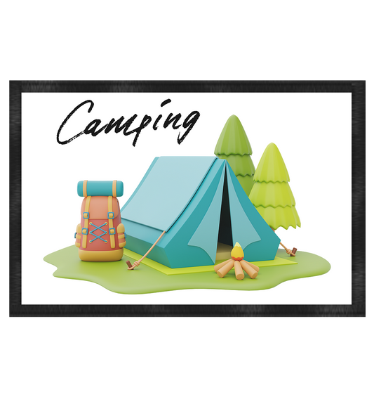 Camping, Zelt - Fußmatte 60x40cm
