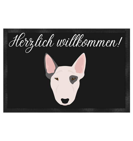 Miniatur Bullterrier, Bullterrier  - Fußmatte 60x40cm