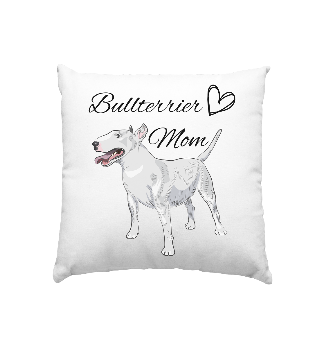 Bullterrier, Miniatur Bullterrier  - Kissen 40x40cm