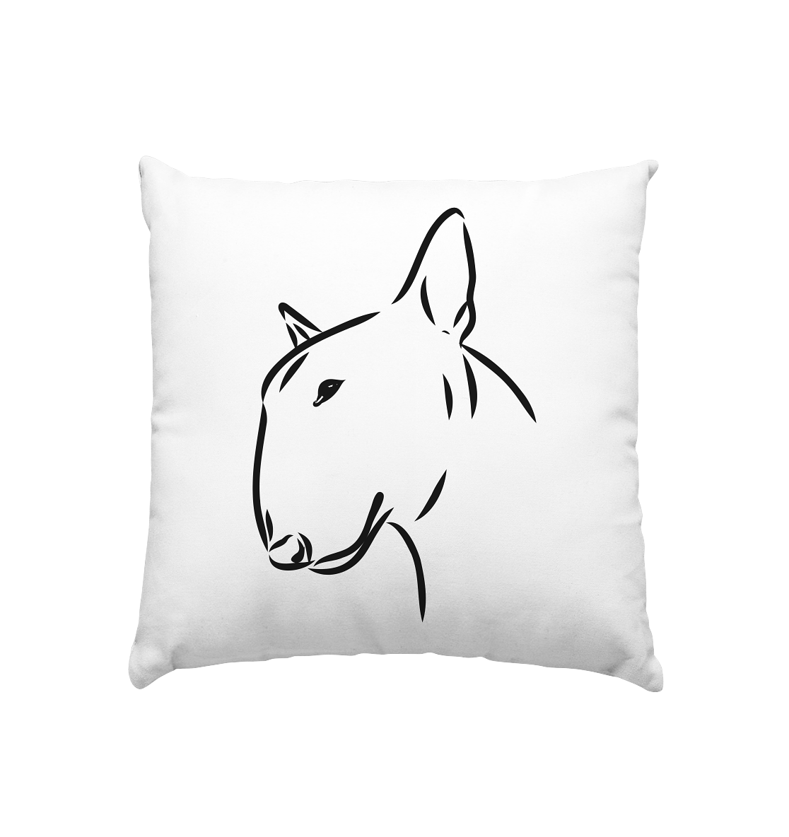 Bullterrier, Miniatur Bullterrier  - Kissen 40x40cm