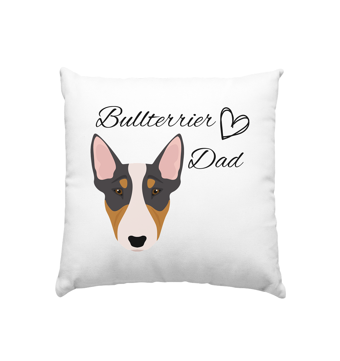 Bullterrier, Miniatur Bullterrier  - Kissen 40x40cm