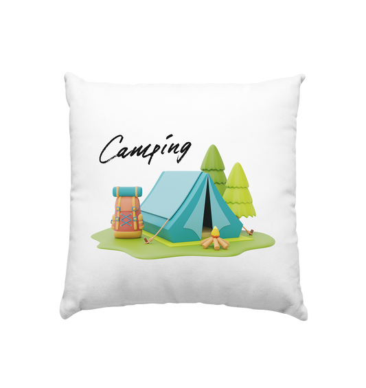 Camping, Zelt - Kissen 40x40cm