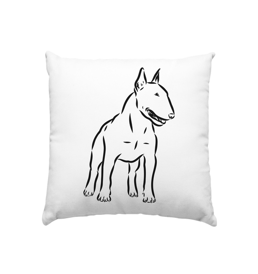 Bullterrier, Miniatur Bullterrier  - Kissen 40x40cm