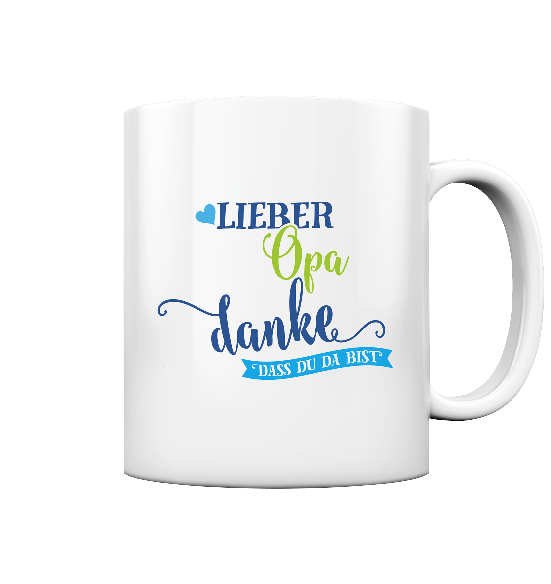 Danke Opa  - Tasse glossy