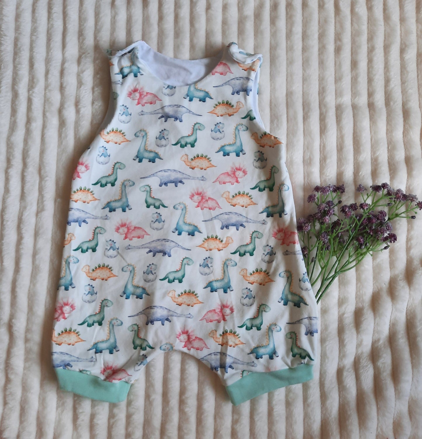 Größe 74 Sommer Romper, Dinos