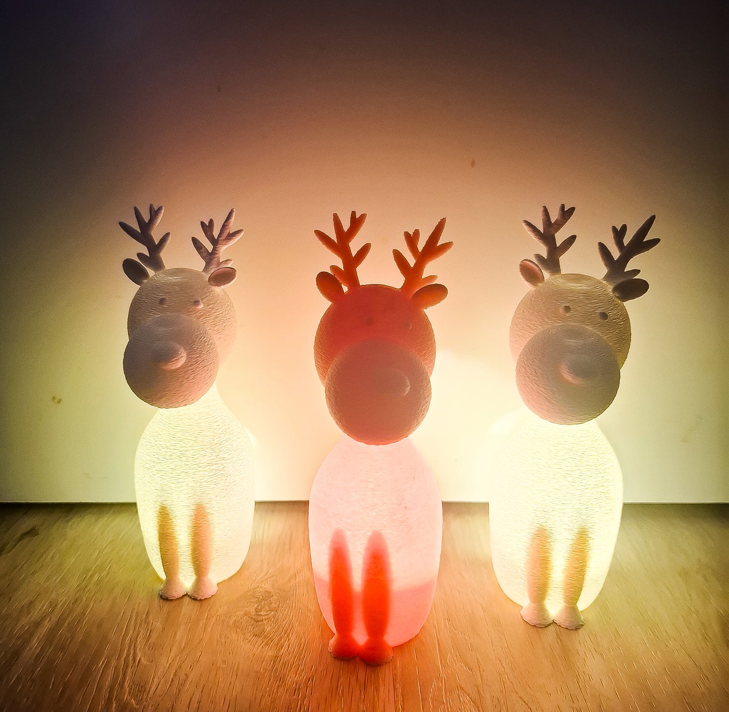 3D-Elch Mit LED Leuchte