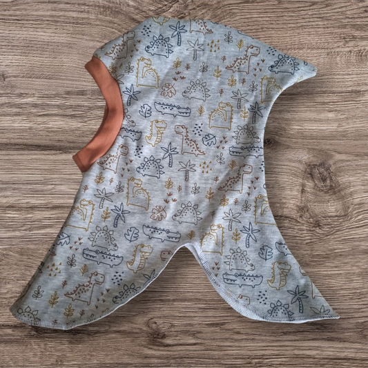 Alpenfleece-Schlupfmützen - Dinos