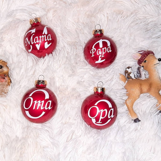 Weihnachtskugeln mit Name 6cm