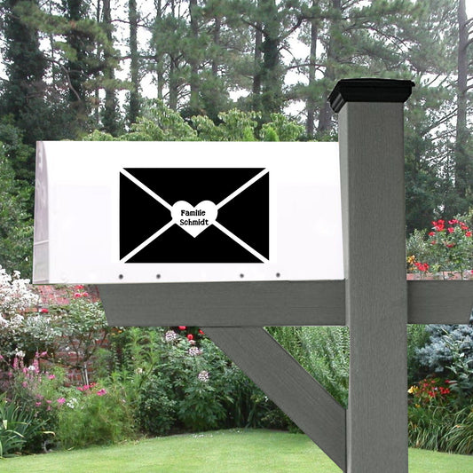 Briefkasten Aufkleber, Vinylaufklber, Familie, willkommen, Eingang, Türaufkleber