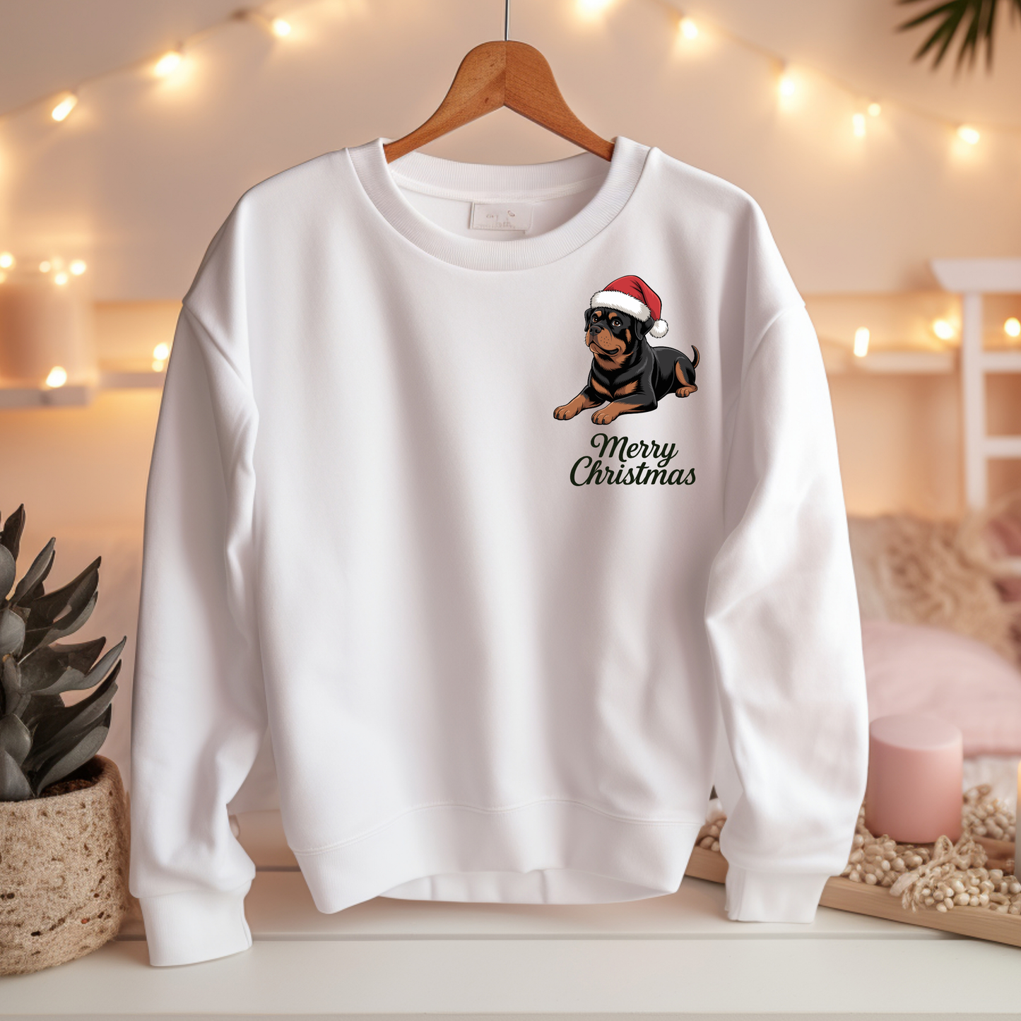 Rottweiler Merry Christmas - Weihnachts-Sweatshirt